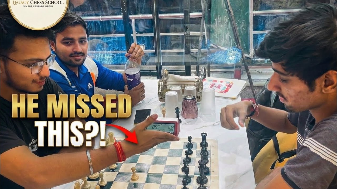 He Wasn’t Ready for This! | Shivam Chaudhary vs Shiva Gautam | Legacy Chess Live