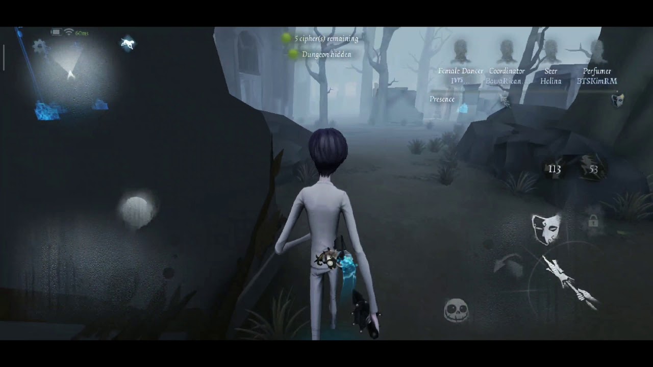 Hunter Tips chair spot and how to counter dancer slow musicbox (not recomend) | IDENTITY V