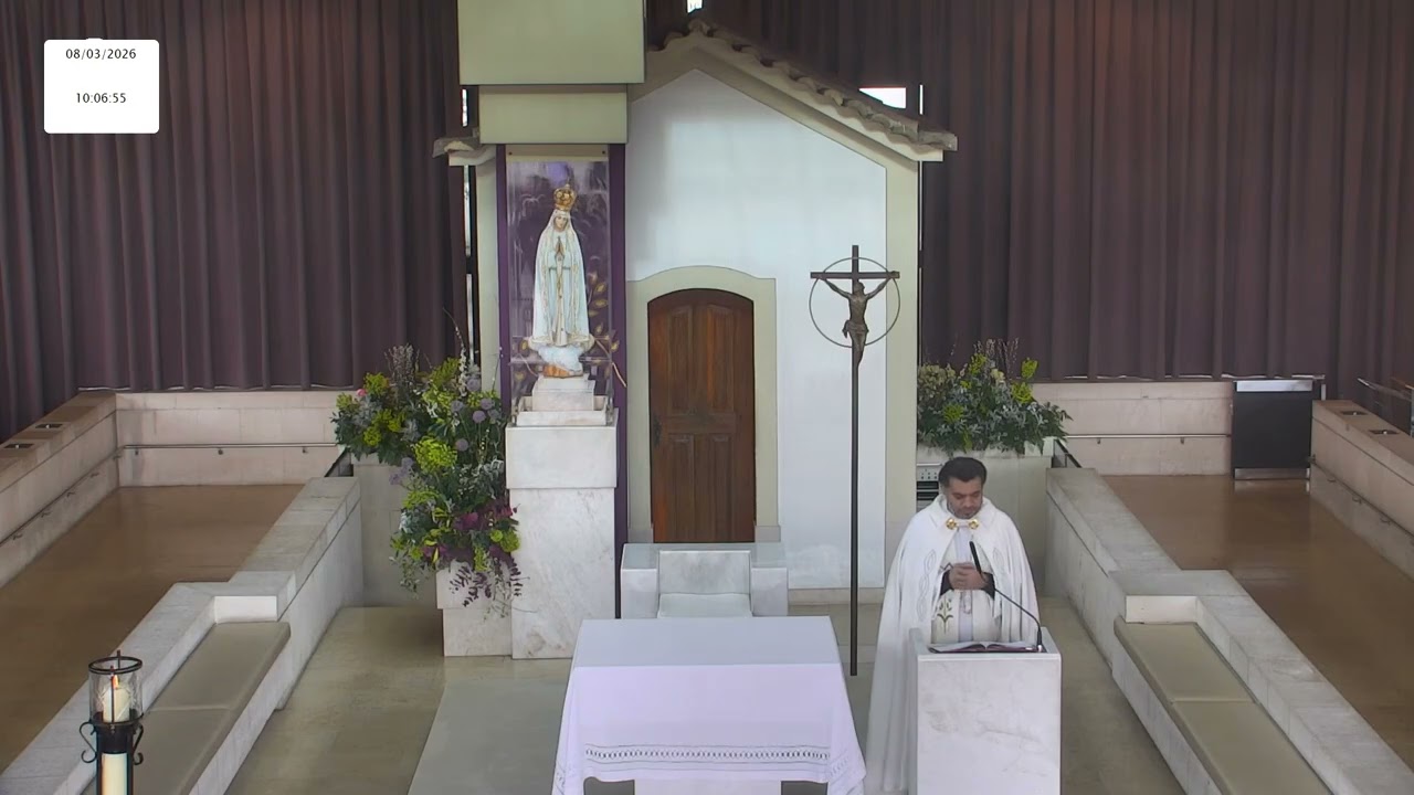 Terço a Nossa Senhora de Fátima desde a Capelinha das Aparições 08.03.2026