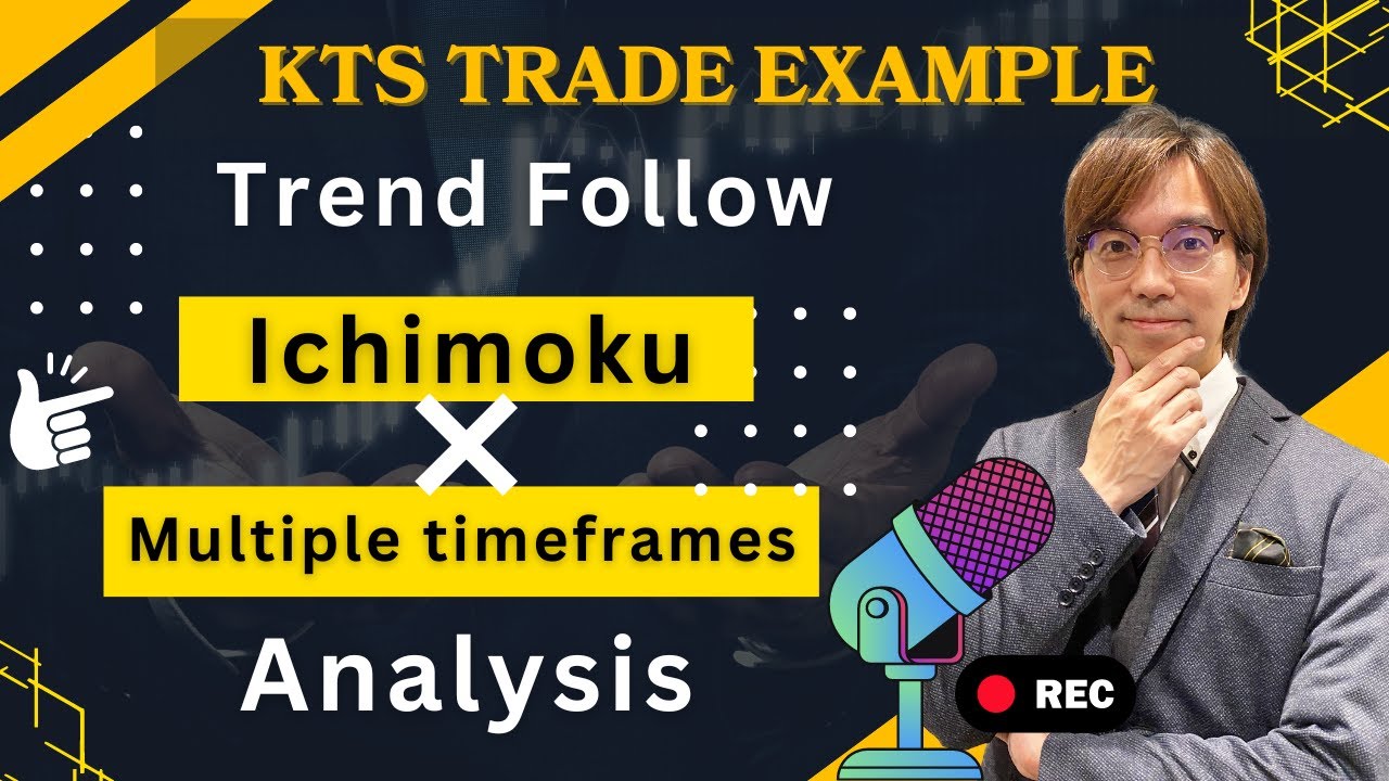 Entry and exit example with profit by Ichimoku KTS (Forex Tester) / 15 Dec 2023