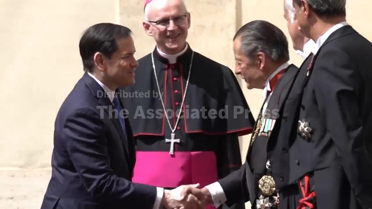 Rubio arrives in Vatican ahead of audience with Pope Leo XIV