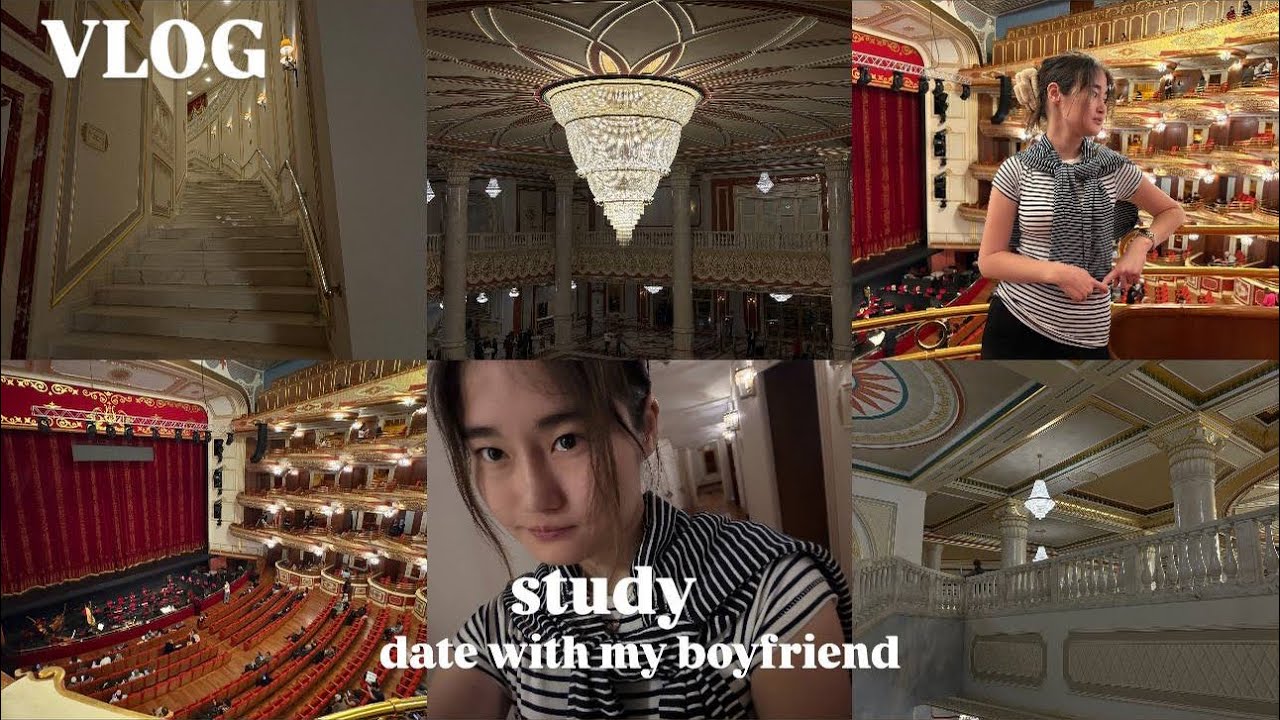 VLOG : date with my boyfriend, astana opera, study college 