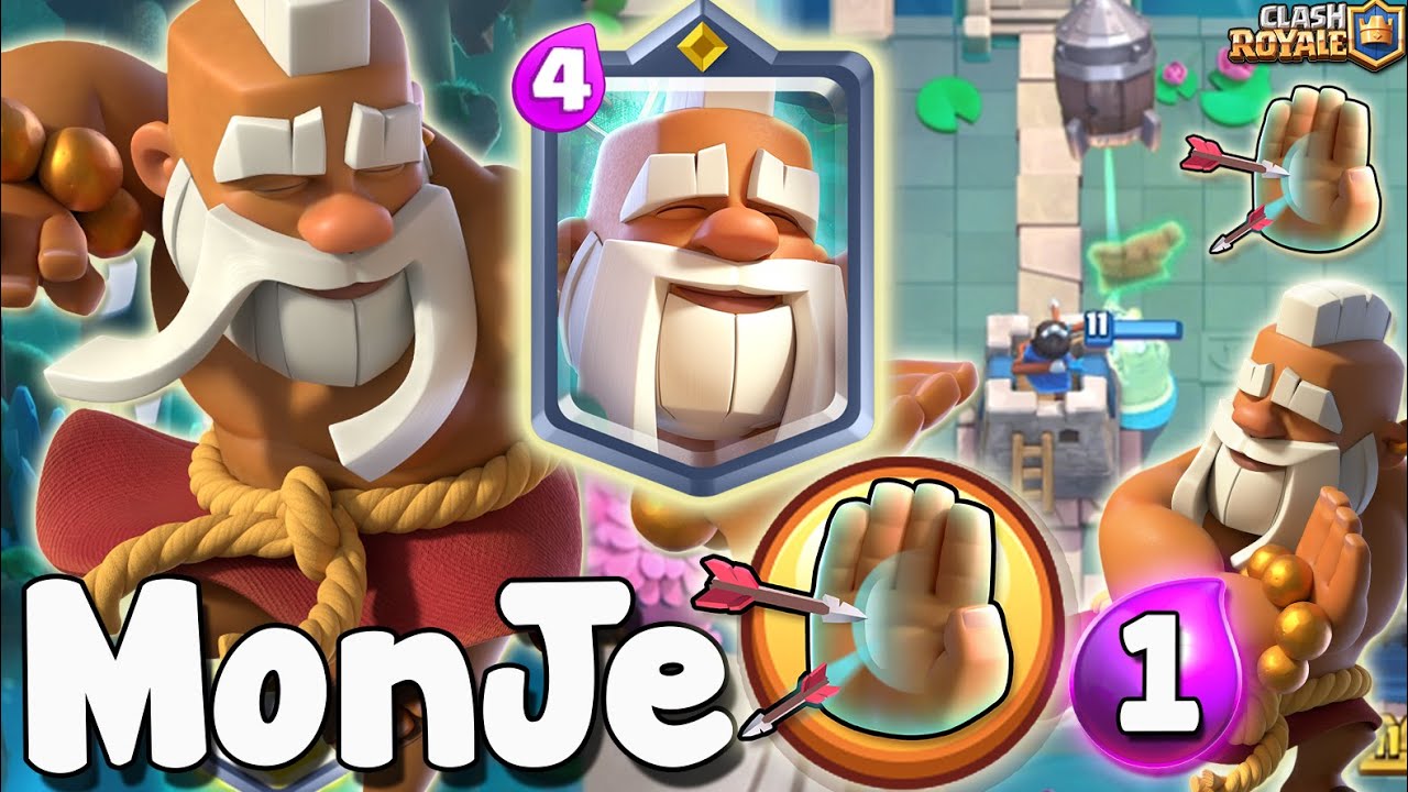 💪NUEVO CAMPEÓN MONJE ESTADÍSTICAS, GAMEPLAY, COSTE HABILIDAD 💥 SNEAK PEEK CLASH ROYALE - Ione Gamer