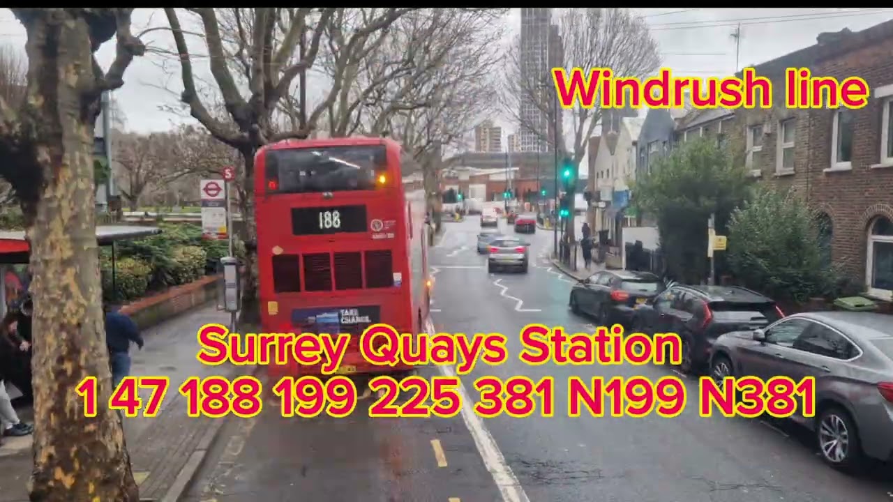 381 Bus route Peckham Bus Station- Waterloo County Hall  LV24 VNR