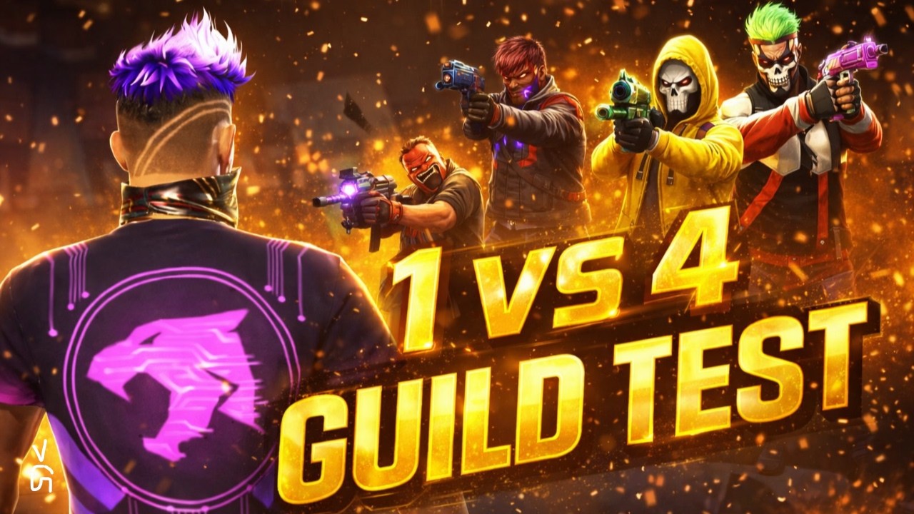 FF LIVE GUILD TEST 1 VS 4🔥1V1 FREE FIRE LIVE GUILD TEST 🔥 LIVE GUILD TESTING #nonstopgaming #fflive