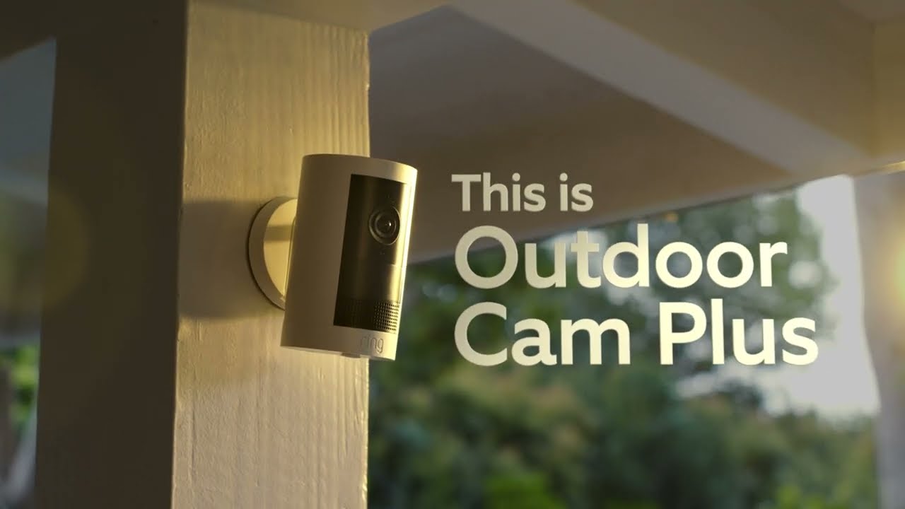 Ring Outdoor Cam Plus | Wide field of view, Low-Light Sight, and Mount-Anywhere Versatility