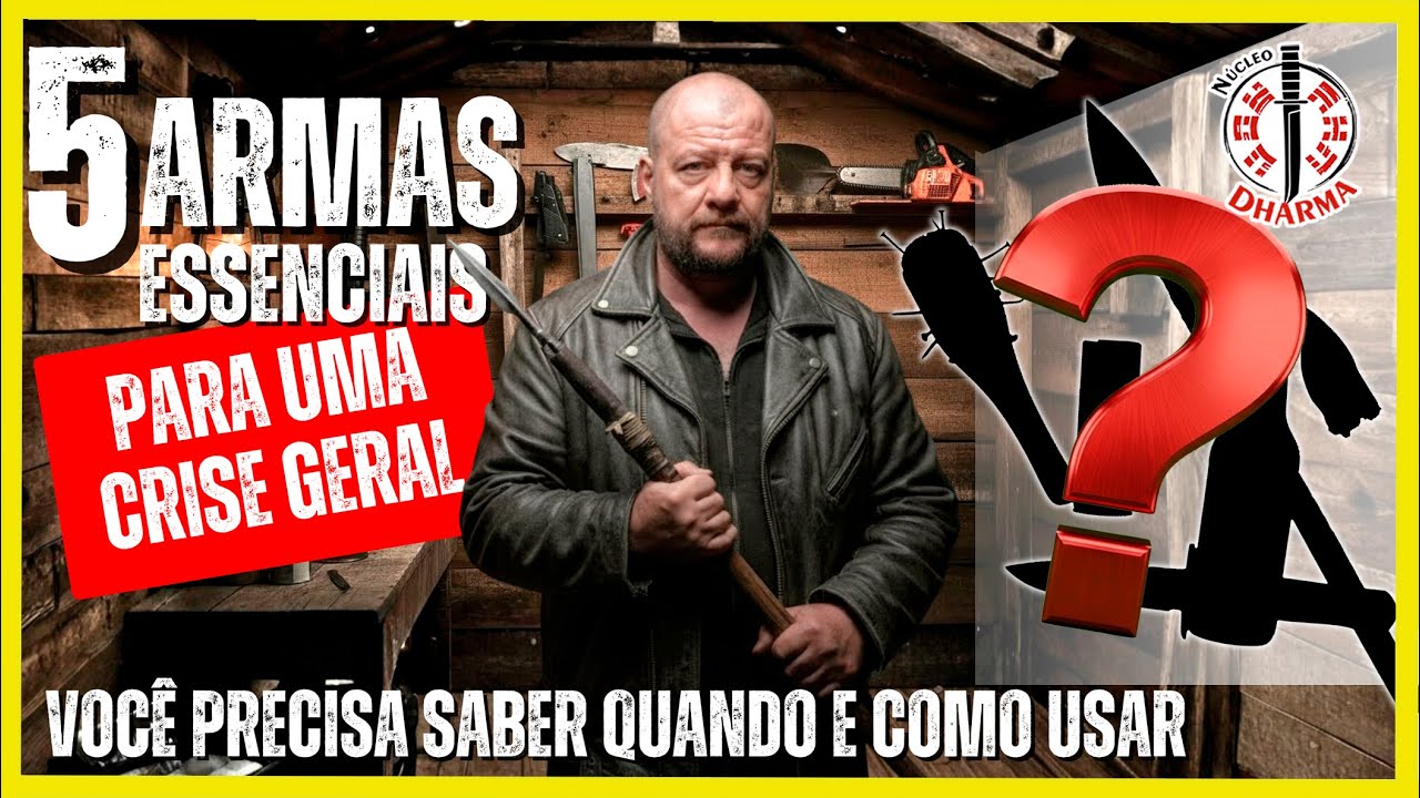 5 armas de sobrevivência que você precisa saber usar.