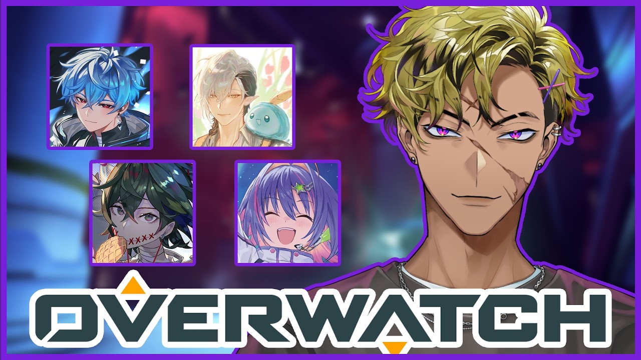 【OVERWATCH 】Practicing with team Rikonauts!