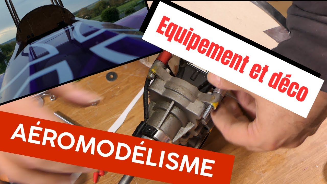 Construire un avion RC épisode 10: Equipement radio et décoration