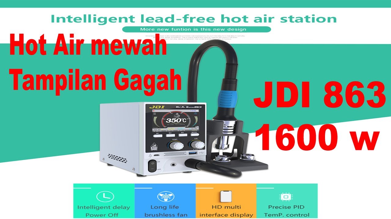 REVIEW HOTAIR STATION  JDI 836 1600W  LEAD FREE