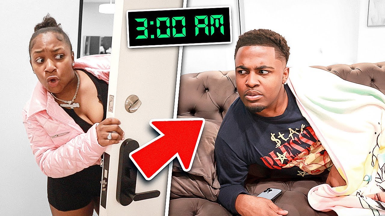 SNEAKING Back In The HOUSE At 3AM To See My Boyfriend REACTION *BAD IDEA*
