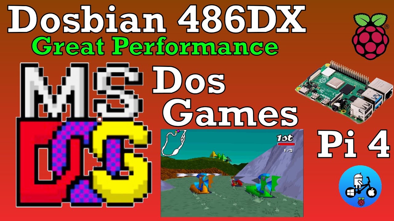 Dosbian. 486DX Играйте в игры MSDos на Raspberry Pi 4. Как установить, начать работу и добавлять ...
