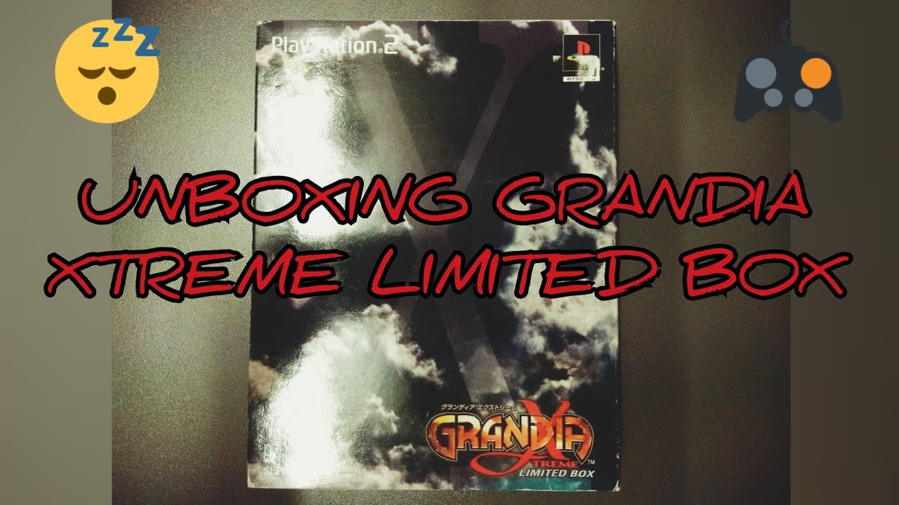UNBOXING GRANDIA XTREME LIMITED BOX SUR PS2 ( ASMR )