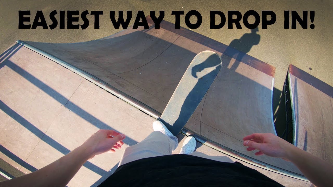 How To Drop In On A Skateboard (EASIEST WAY!)