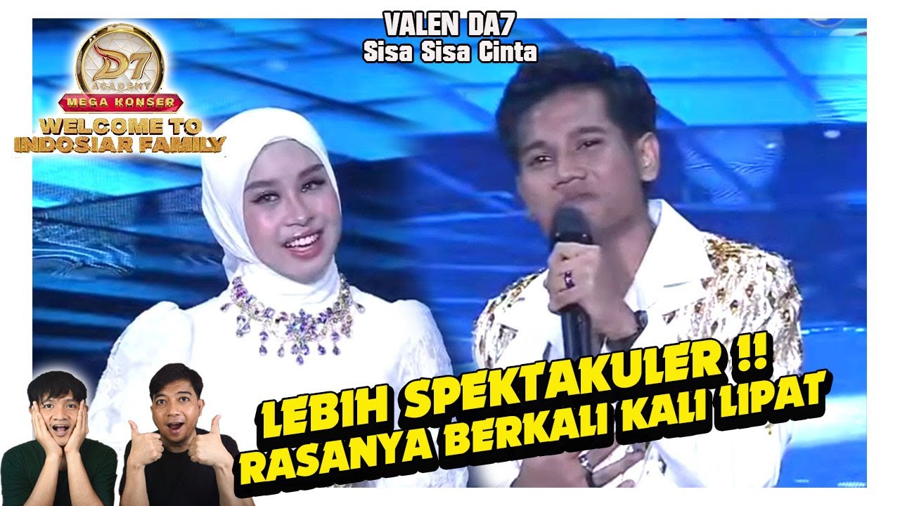 Penghayatannya lebih nampol. Valen DA7 Sisa Sisa Cinta.