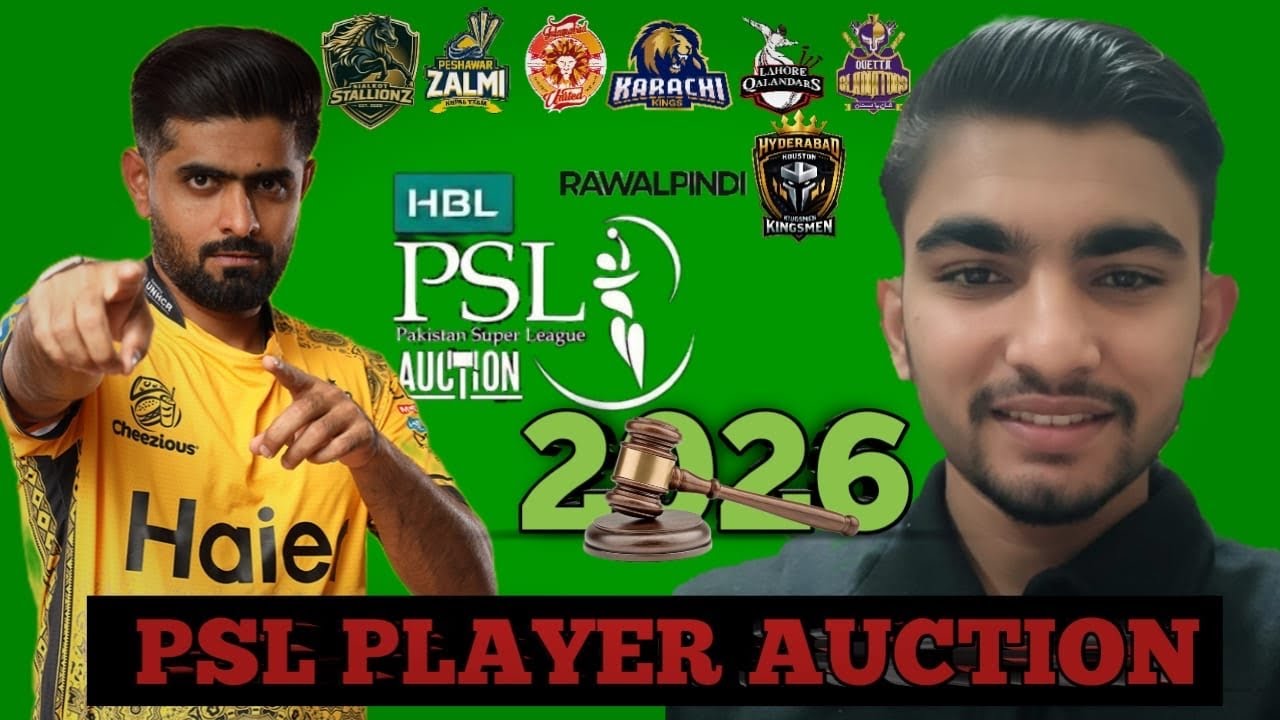 PSL 2026 Player Auction | Peshawar Zalmi | Babar Azam | Lahore Qalandars | Muhammad Amir