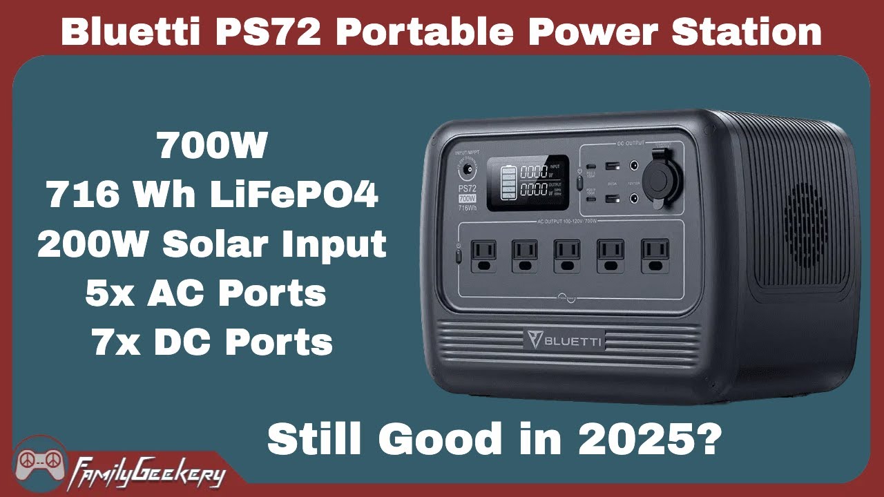 Bluetti PS72 Portable Power Station Review for 2025!