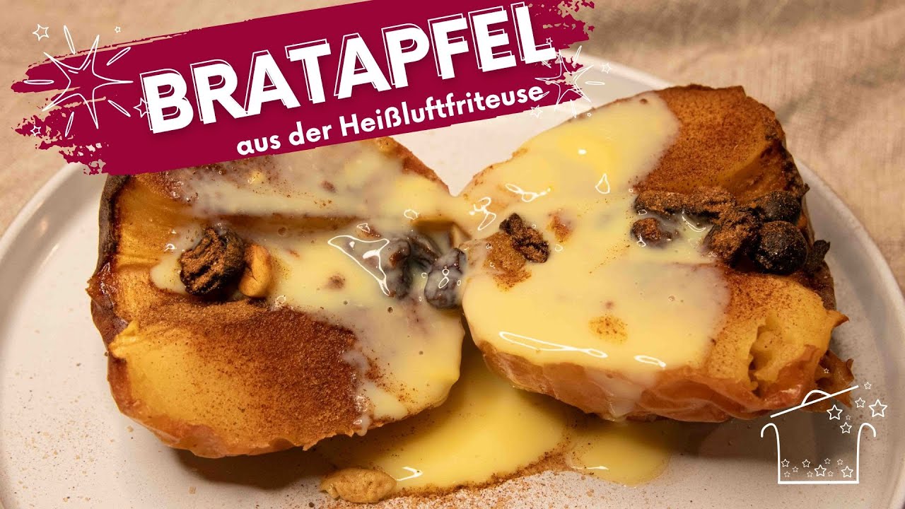 Bratapfel aus der Hei&szlig;luftfritteuse