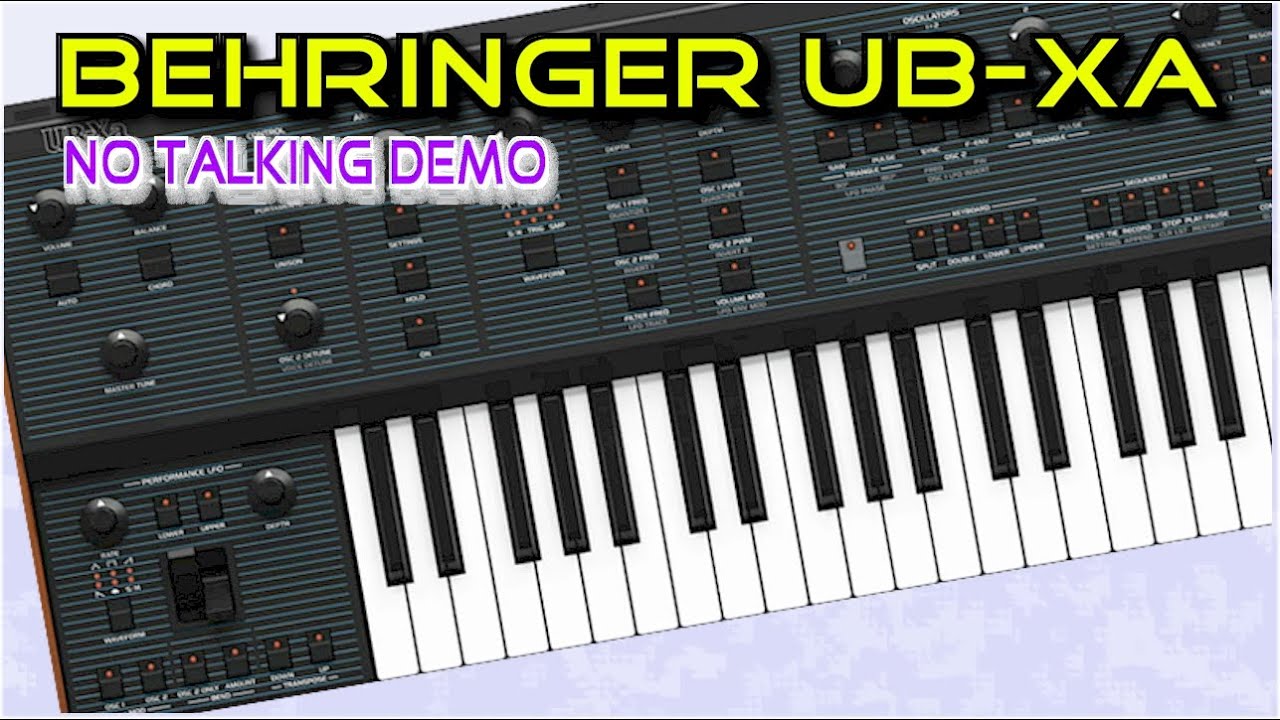 Behringer UB-Xa sounds with Effects