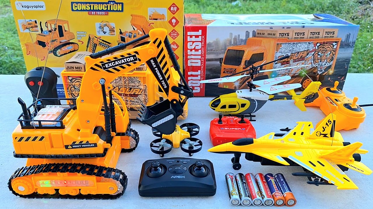 Rc Truck Oleng Basuri,Rc Excavator,Rc Helicopter,Rc Plane and Racing Drone | Rc Truck Unboxing