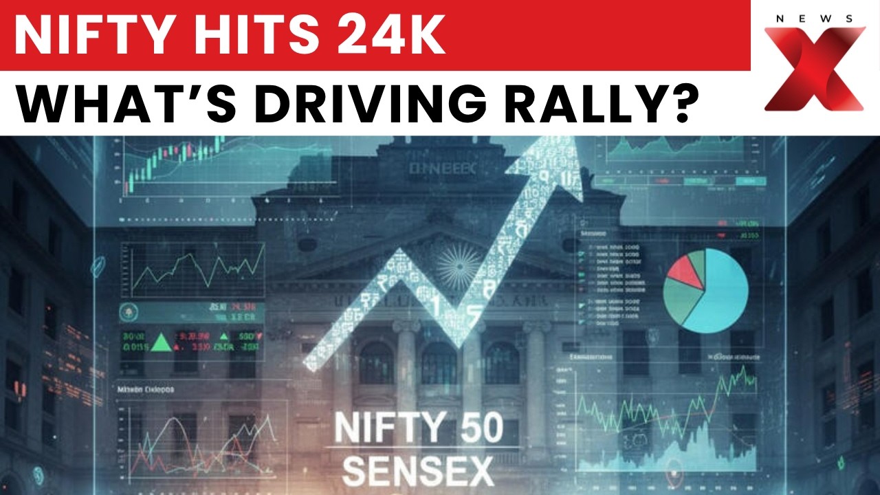 Stock Market Today: Nifty Crosses 24,000, Sensex Surges Over 500 Points in Strong Rally | NewsX
