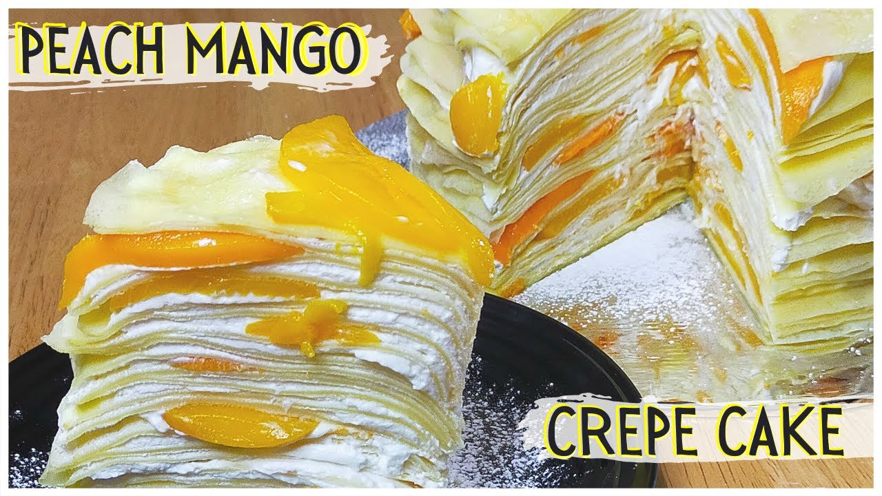 PEACH MANGO CREPE CAKE