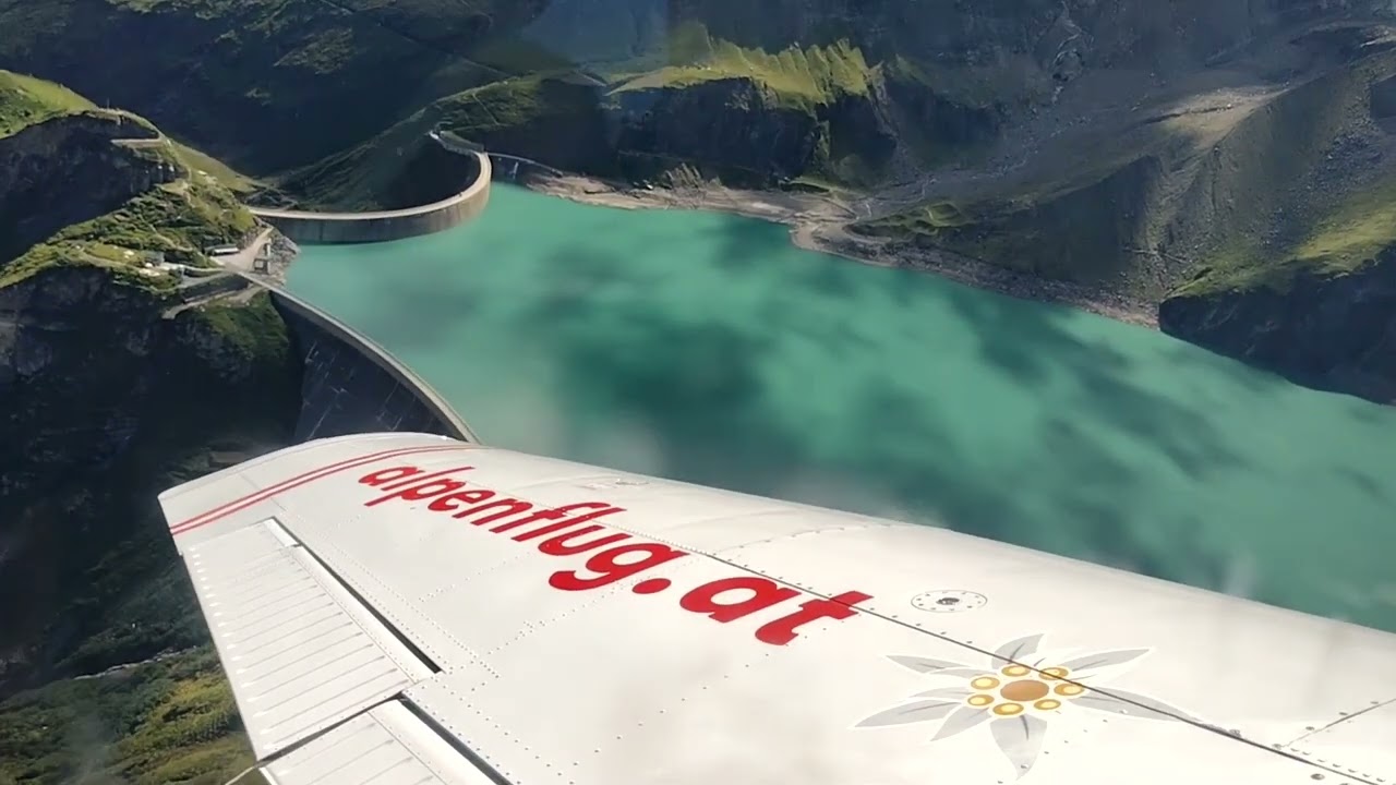Gro&szlig;er Alpenrundflug mit alpenflug.at von Zell am See &uuml;ber Kaprun, Gro&szlig;glockner und retour.