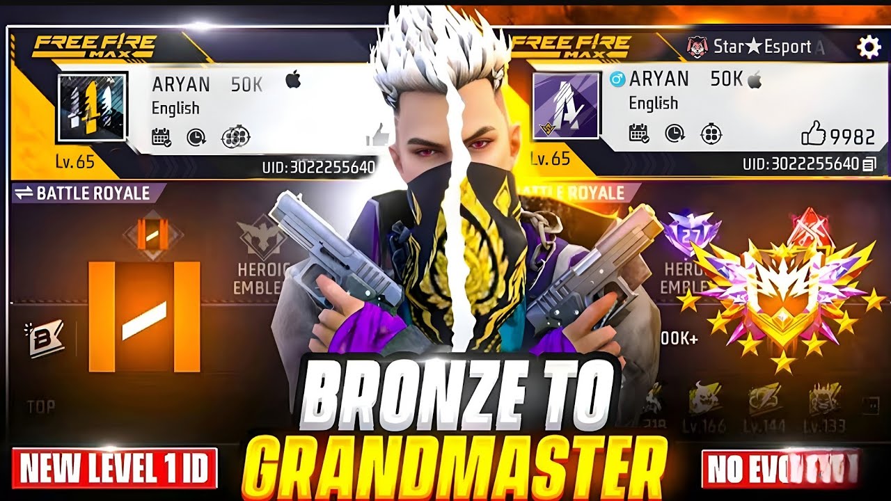Level 1 ID Grandmaster Challenge 🥵| Solo Rank Pushing #rankpush 