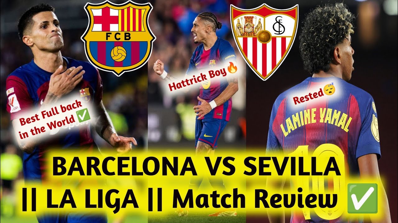 BARCELONA VS SEVILLA || LA LIGA || Match Review ✅