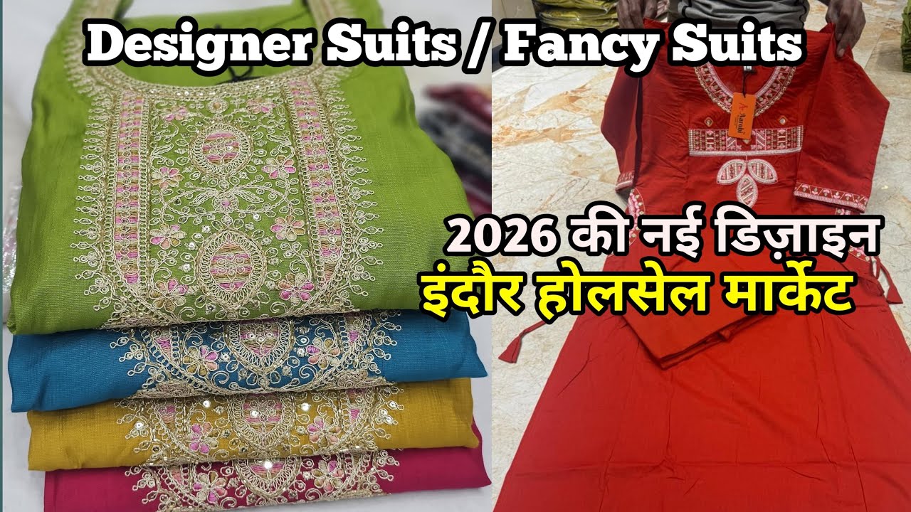 Indore wholesale Market || Designer Fancy Suits Cord set Indore | indore Shopping Market 