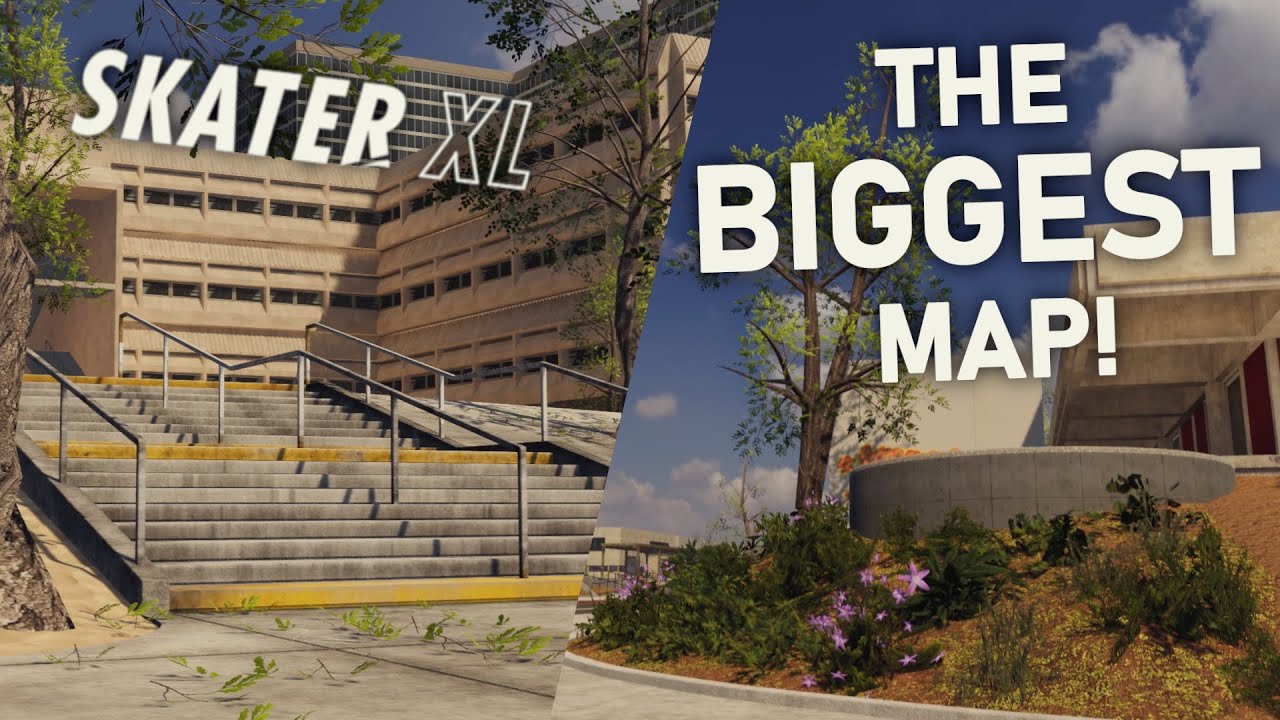 The BIGGEST Map in Skater XL | Burnt's Bust or Bail!