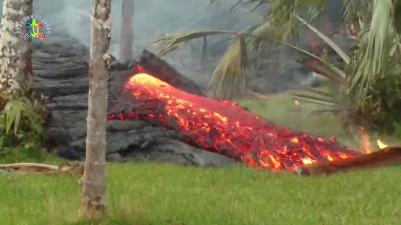 Lava Flow in Leilani Estates May 31, 2018