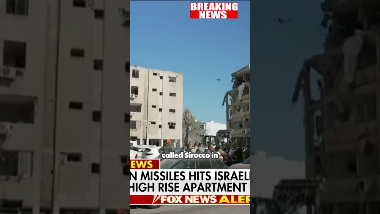 Mike Tobin  Missile Strike Damages Tel Aviv Neighborhoods: But Civilians Stay Safe