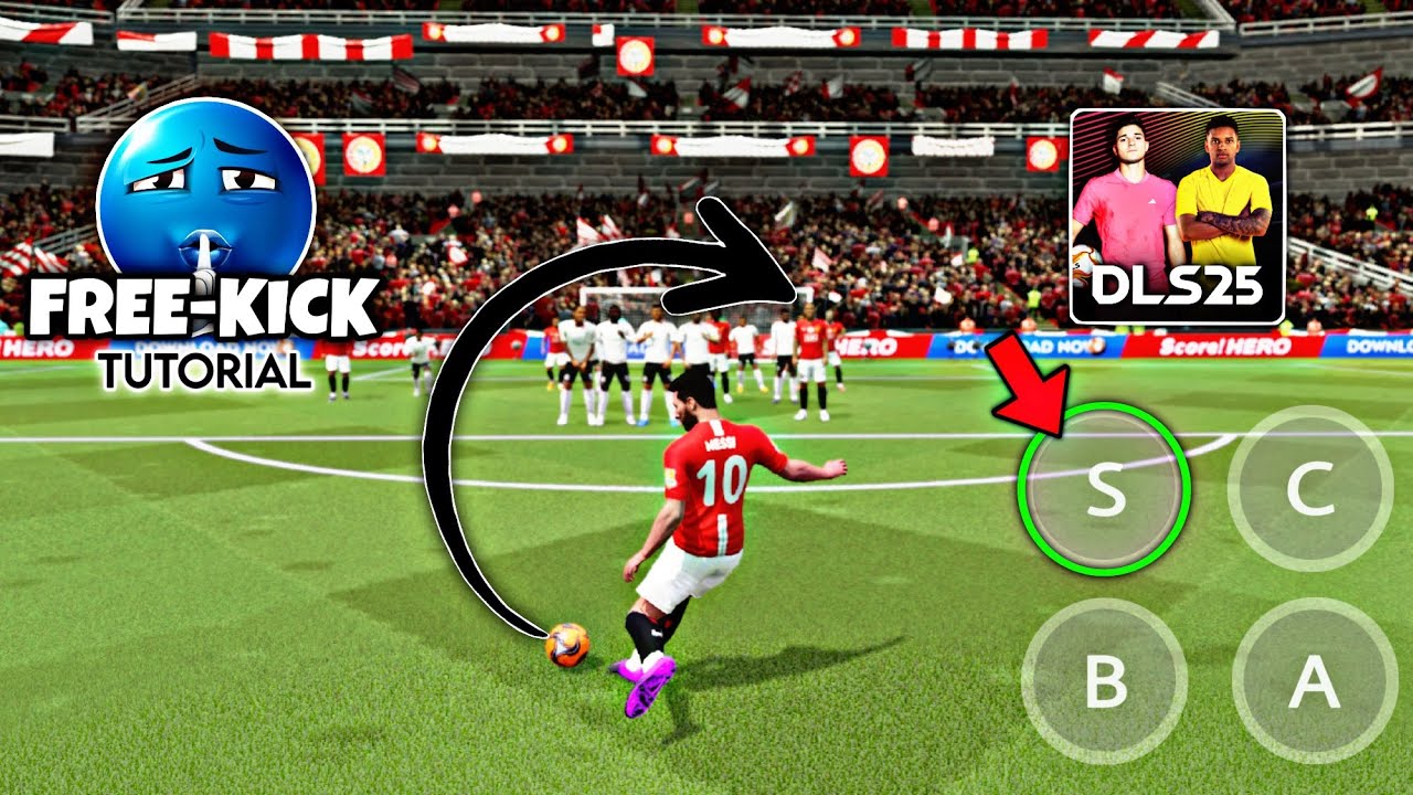 Как забивать голы с каждого штрафного в DLS 25 | Dream League Soccer 2025