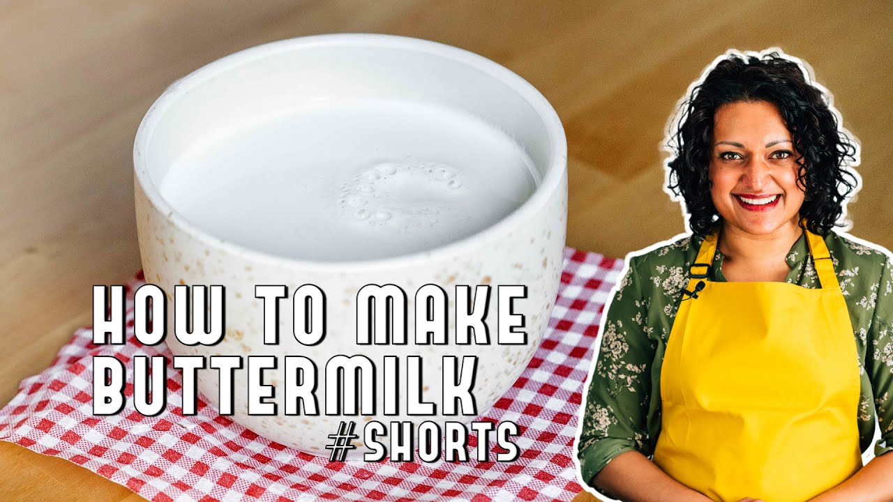 Easy Way to Make Buttermilk at Home #shorts
