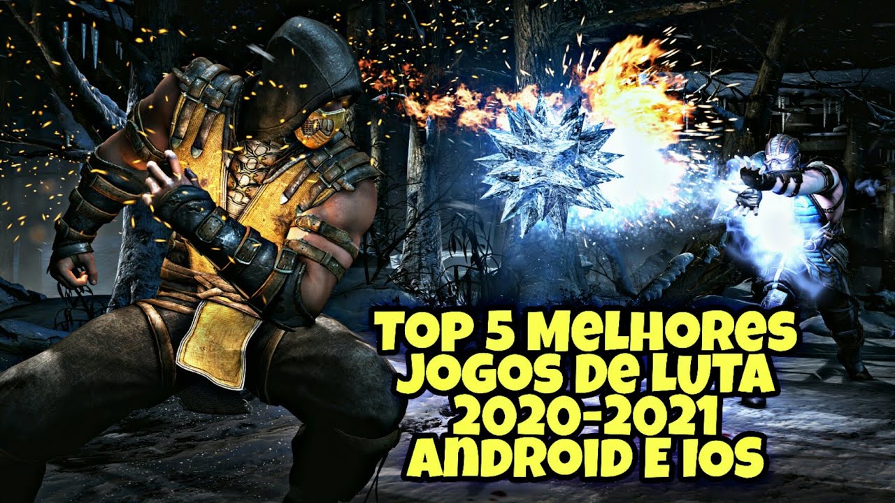 Top 5 Melhores JOGOS de LUTA android IOS 2020 - 2021
