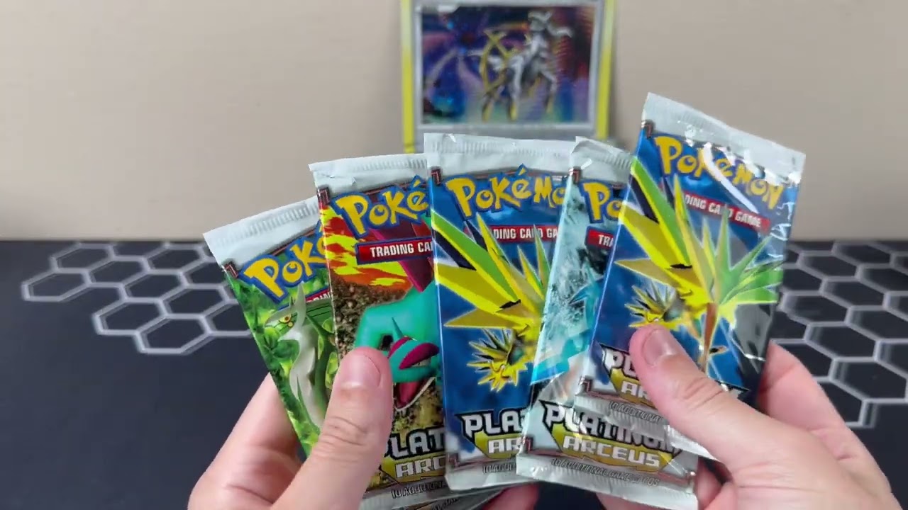 I Opened A $800 Platinum Arceus Poster Box!
