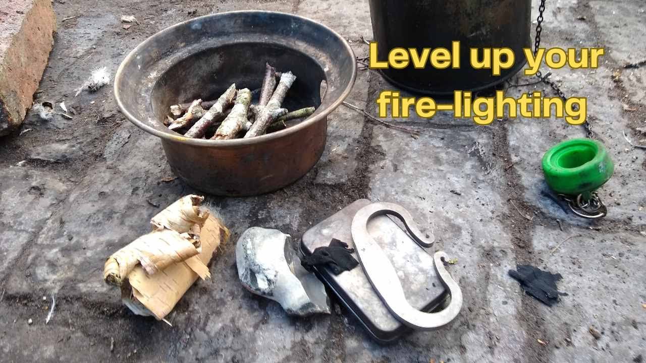 Getting started with Flint and Steel - Forest School Fire Lighting
