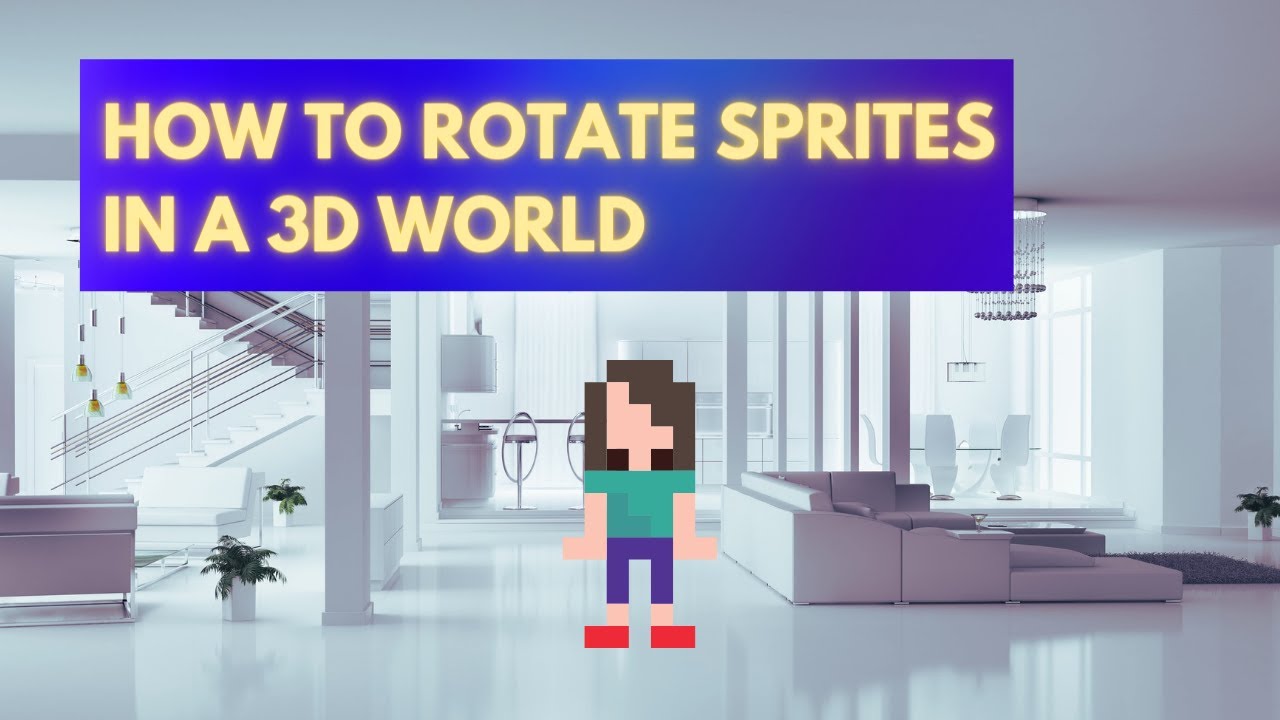 How to add 2D sprite rotation in a 3D world