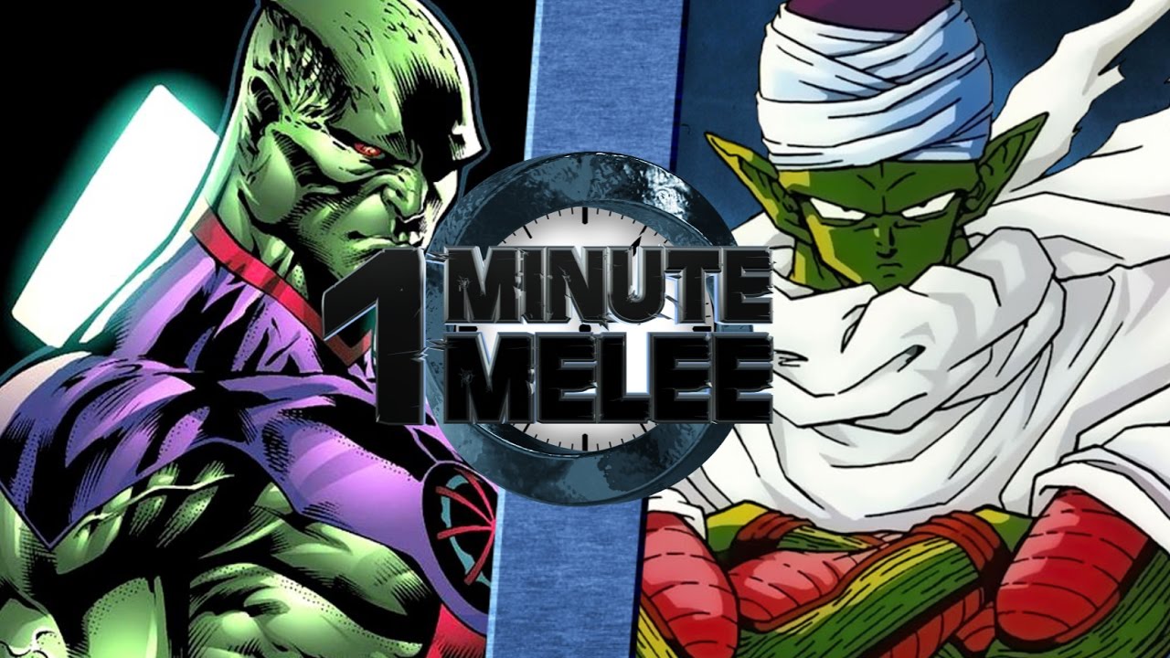 One Minute Melee S4 EP9 - Piccolo vs Martian Man Hunter (DBZ vs DC)