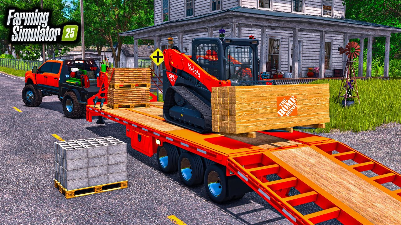HOME DEPOT MOBILE DELIVERY WITH LIFTED FORD! ($10,000 PROFIT) | FS25