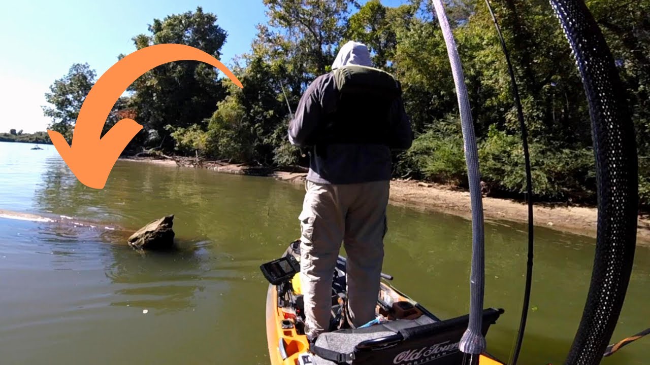 Old Town Autopilot Kayak - SHALLOW Water Beast