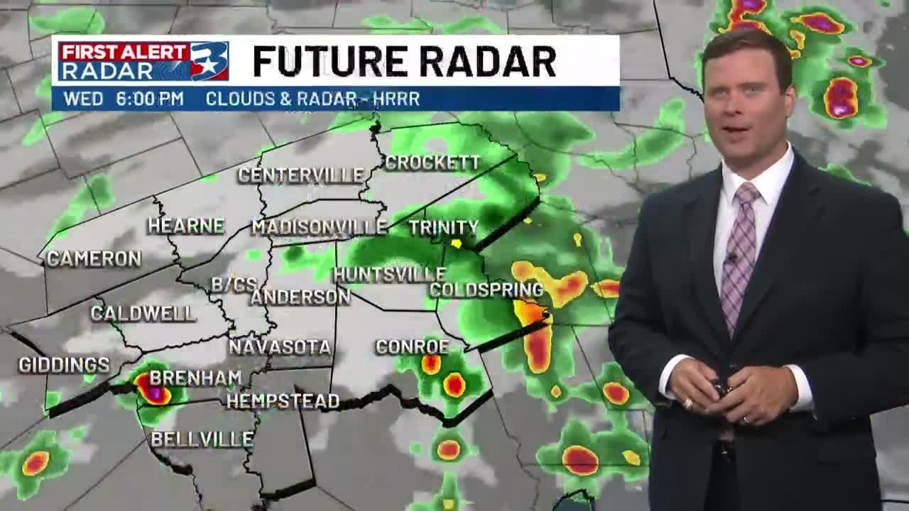 More scattered storms in the Brazos Valley ahead of a dry weekend