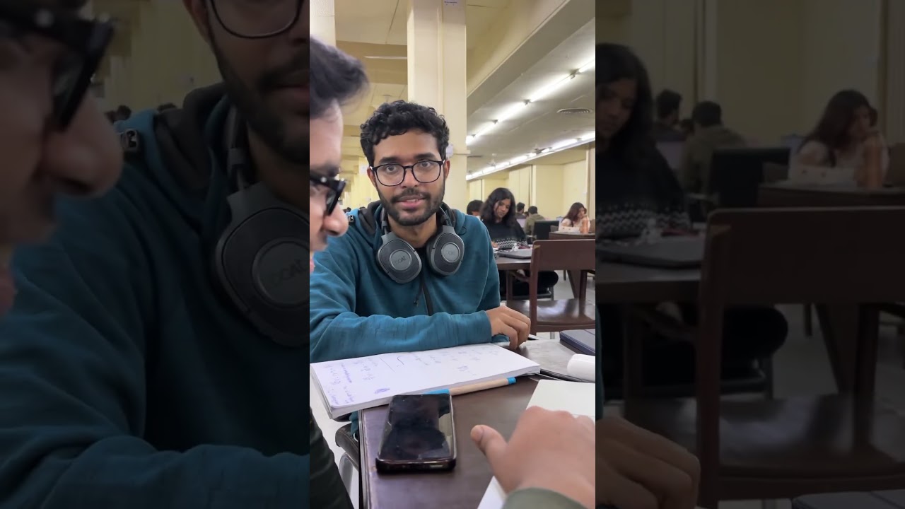 Ratta maar 🫠 | #iitkanpur #iitiansvlogs #college #vlog #library #exam #stress #iitbhu #midsem
