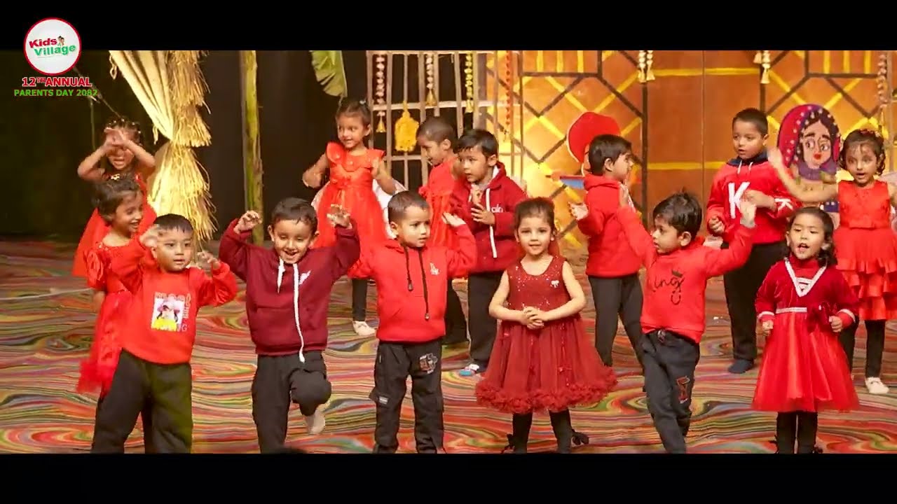 Daurale Ukale Chadera Dance || Kids Village School Parents Day 2082