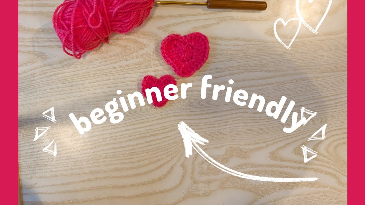 Beginner Friendly Mini Crochet Heart