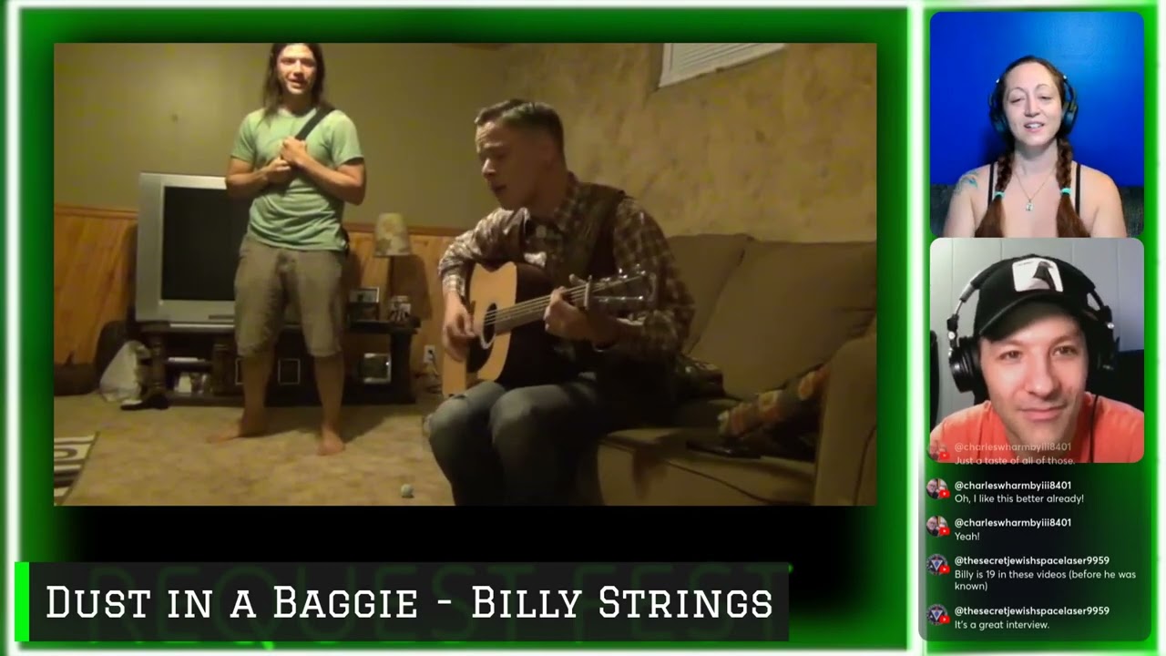 BILLY STRINGS - DUST IN A BAGGIE WITH BACKSTORY (REACTION) REQUEST FEST