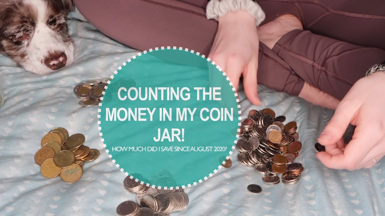 COUNTING THE MONEY IN MY COIN JAR | HOW MUCH DID I SAVE SINCE AUGUST 2020 | SAVINGS CHALLENGE