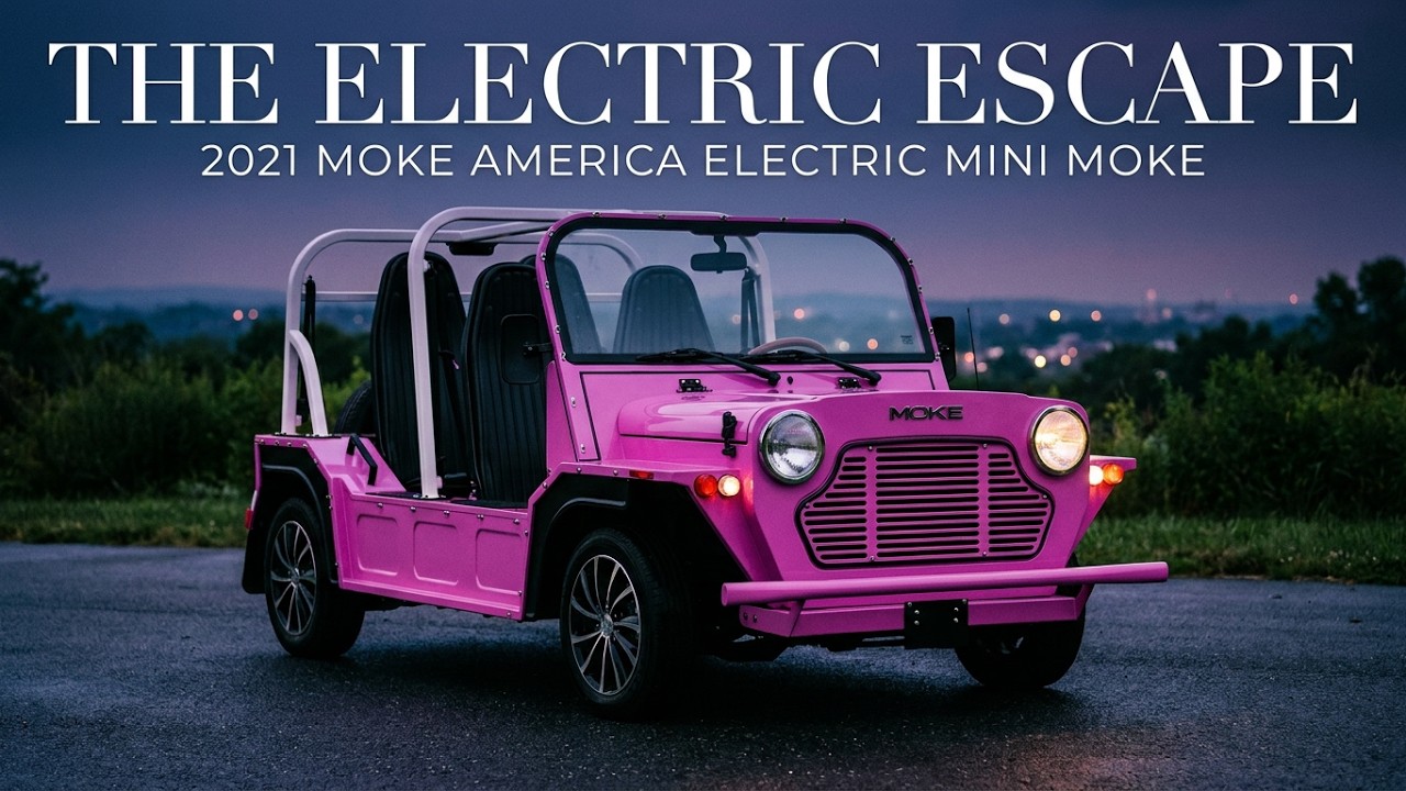 2021 MOKE AMERICA Electric Mini Moke | Short Drive for Auction