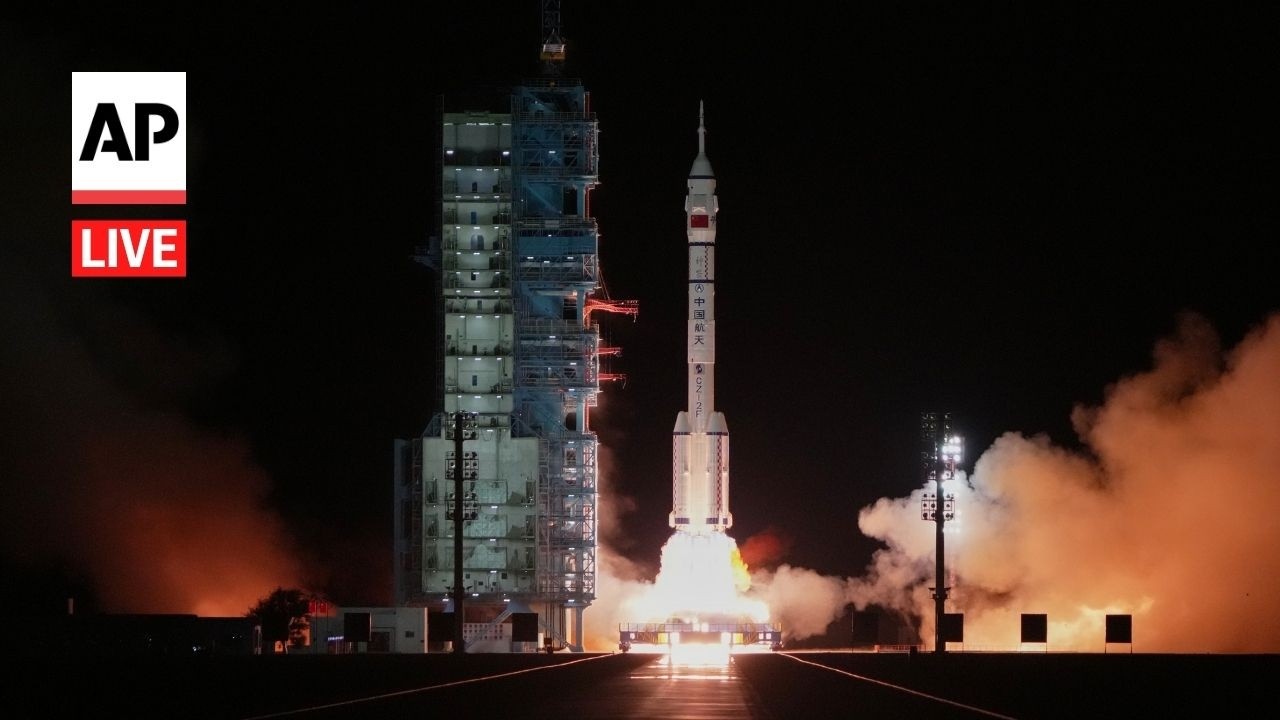 LIVE: China launches astronauts to Tiangong space station on Shenzhou-23 spacecraft